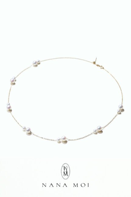 small pearl starry sky necklace
