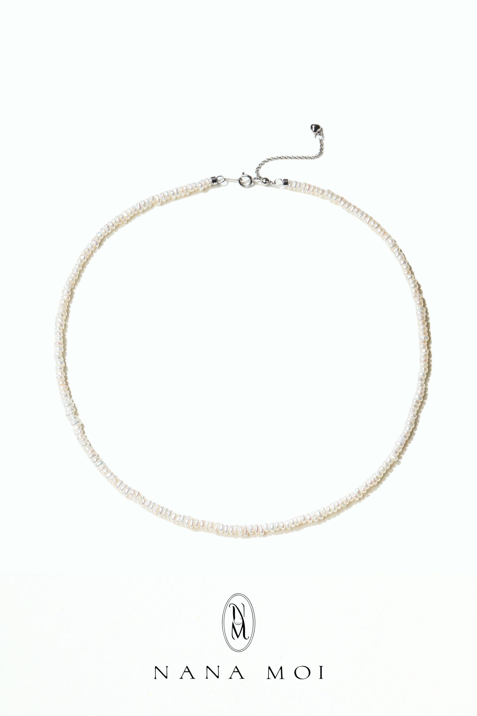 AK2A8491-35拷贝 Silver Xiaomi Bead Full Strand - Image 1