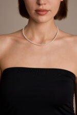 Silver Xiaomi Bead Full Strand - Image 2